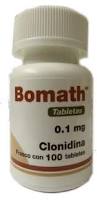 Bomath 0.1mg 100 tabs, Clonidine, Catapres